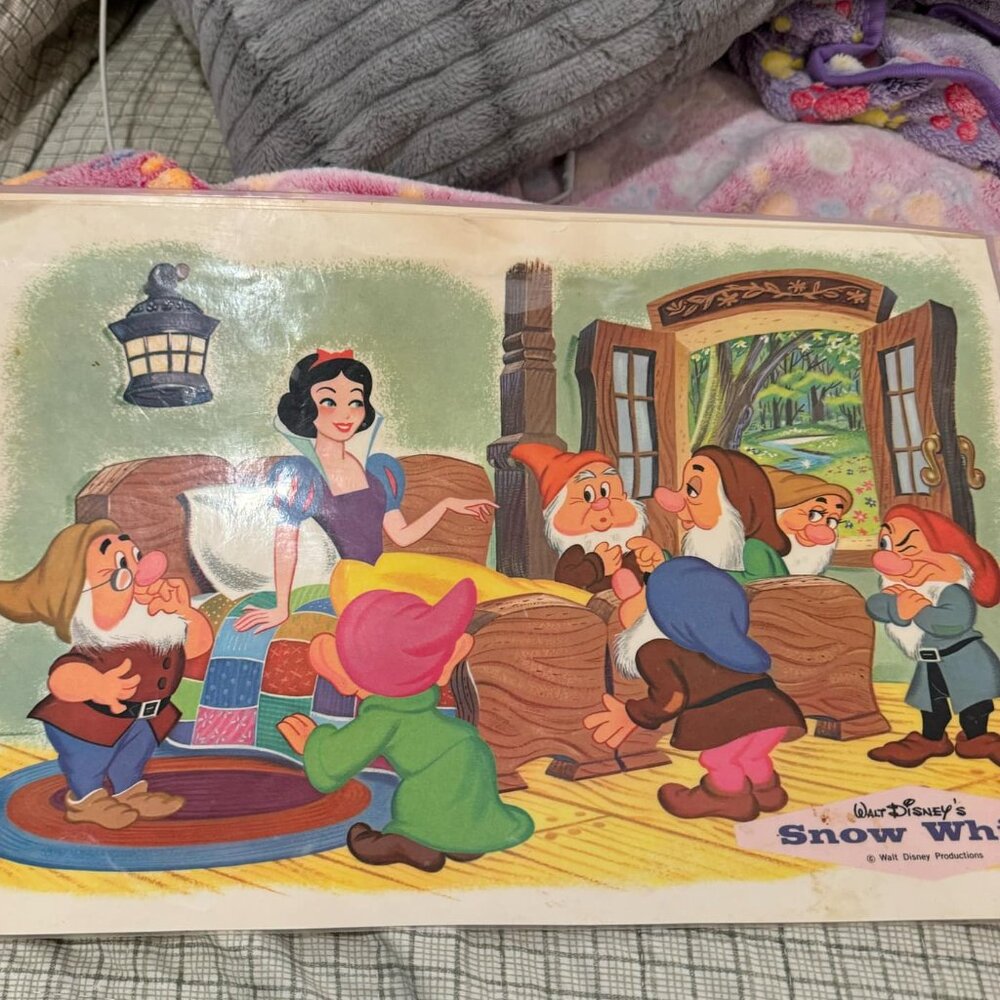 Vintage Disney Placemats Posters, 1960s Promotional Walt Disney Productions Set